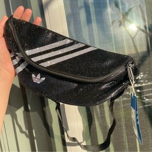 Brand new Adidas rhinestone waist bag / cross body